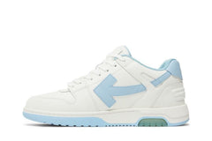 OFF-WHITE Out Of Office OOO 30 MM Low Tops White Blue