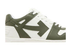 OFF-WHITE Out Of Office OOO Low Tops White Khaki