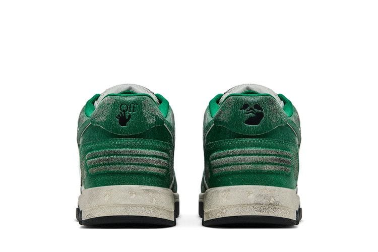Off-White Out of Office Vintage Leather White Green