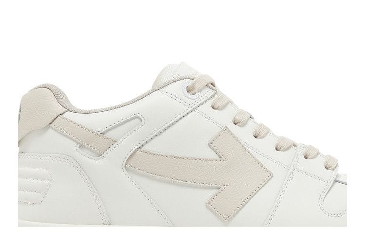 OFF-WHITE Out Of Office OOO Low Tops White Beige