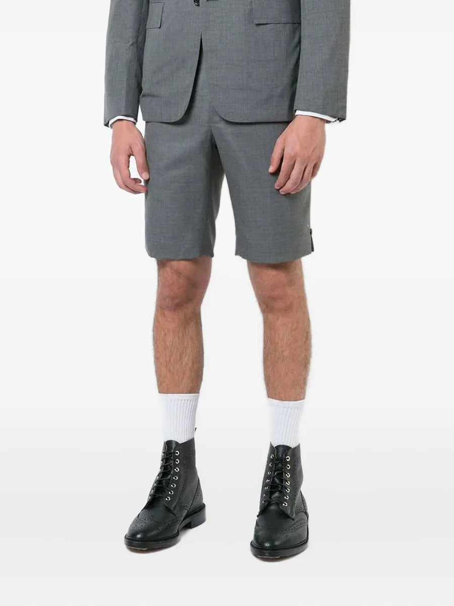 Super 120's twill tailored shorts