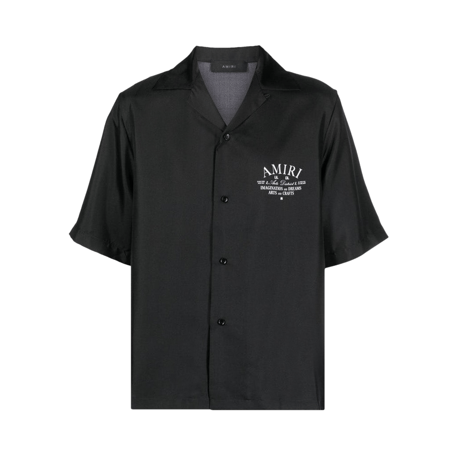 Amiri Arts District Bowling Shirt Black