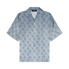 Amiri Gradient Bowling Shirt Blue