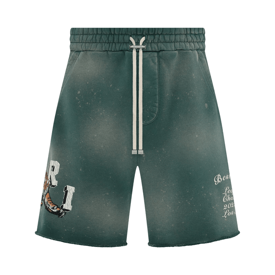 Amiri Vintage Tiger Sweatshort Green