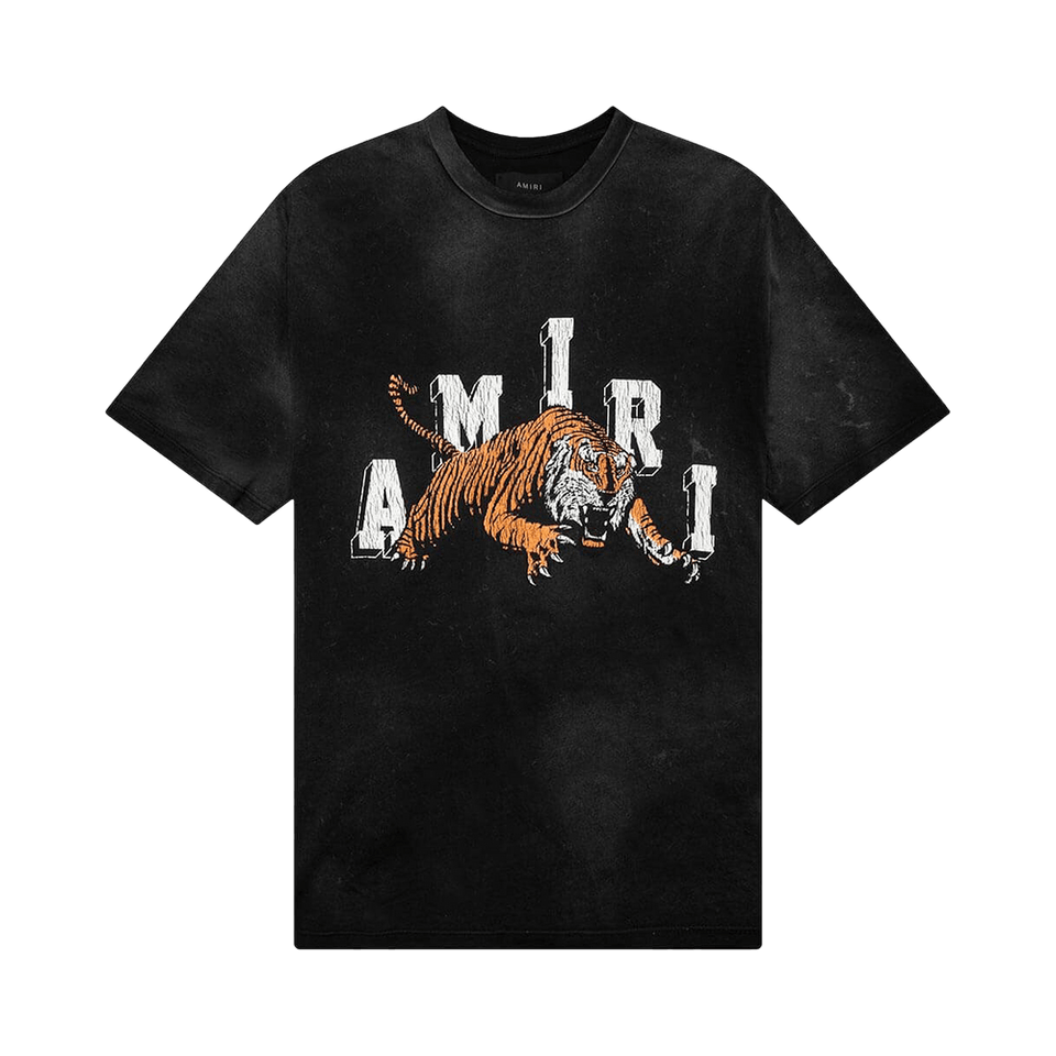 Amiri Vintage Tiger T-Shirt Black