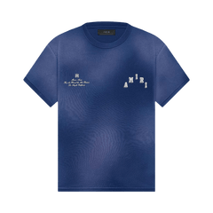Amiri Vintage Collegiate T-Shirt Blue