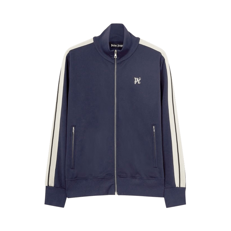Palm Angels Monogram Classic Track Jacket Navy Blue