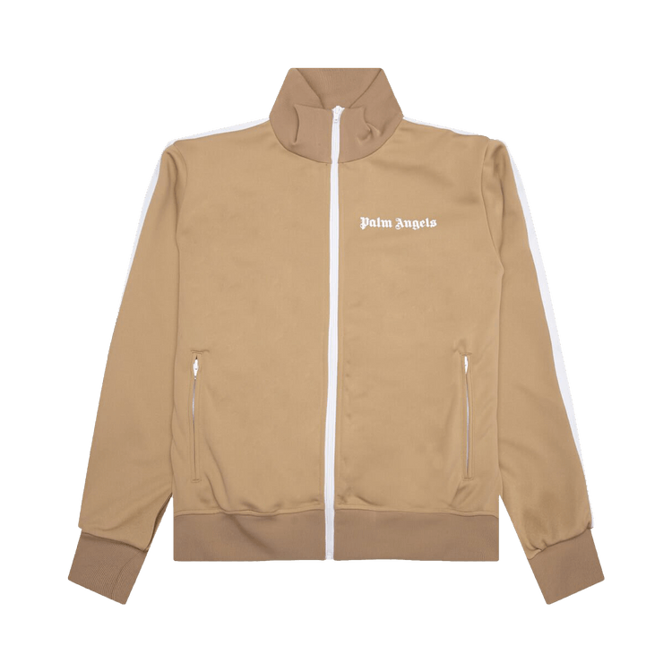 Palm Angels Classic Track Jacket Beige/White