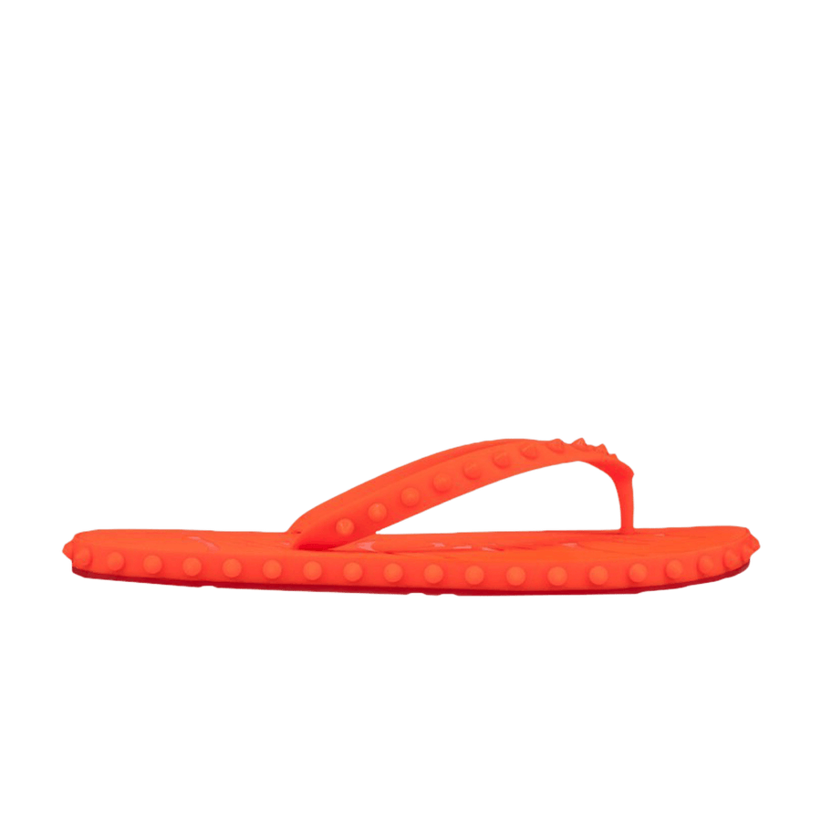 Christian Louboutin Super Loubi Flip Flop Fluo Orange