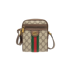Gucci GG Supreme Ophidia Shoulder Bag Beige