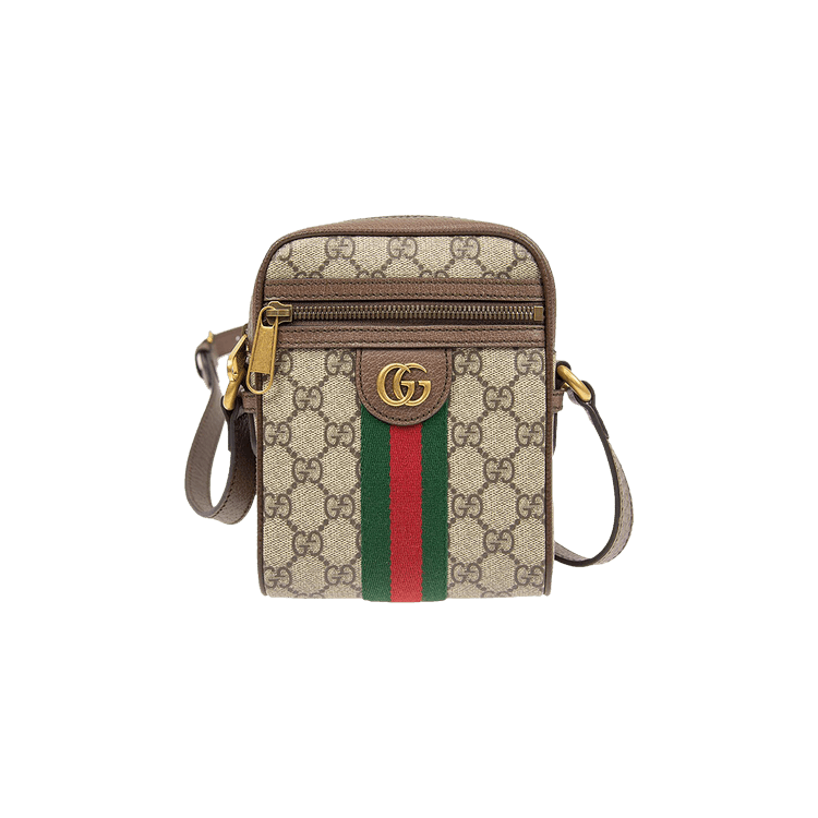 Gucci GG Supreme Ophidia Shoulder Bag Beige