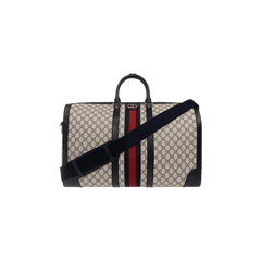Gucci Savoy Large Duffle Bag Beige/Blue
