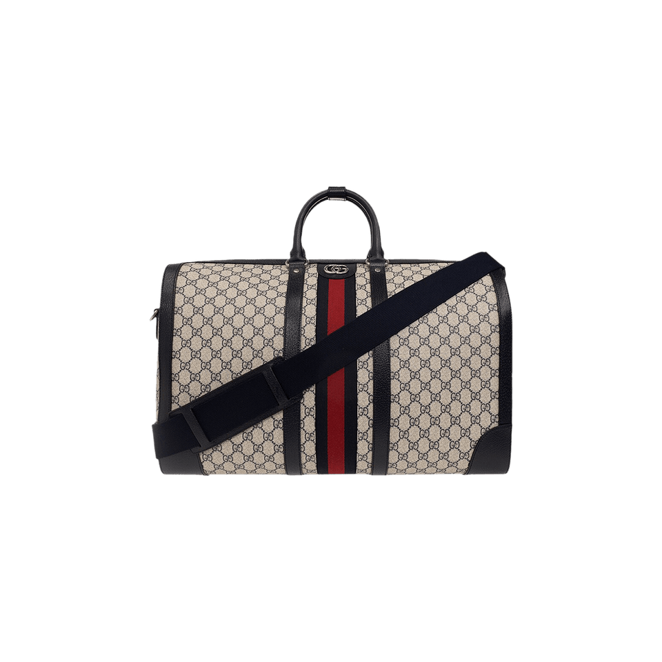 Gucci Savoy Large Duffle Bag Beige/Blue