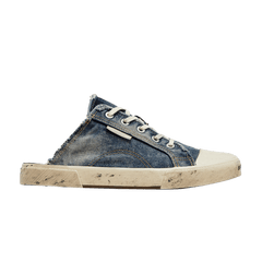 Balenciaga Paris Sneaker Mule Destroyed - Denim