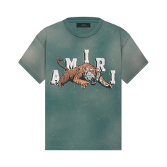 Amiri Vintage Tiger T-Shirt Green