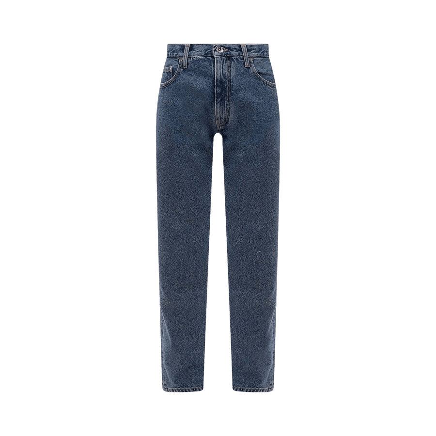 Off-White Single Arrow Slim Fit Jeans Medium Blue