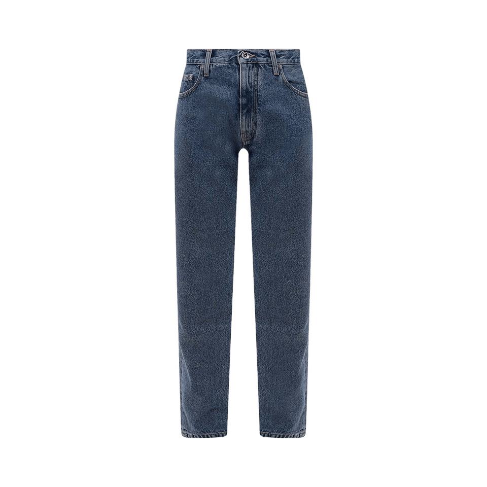 Off-White Single Arrow Slim Fit Jeans Medium Blue