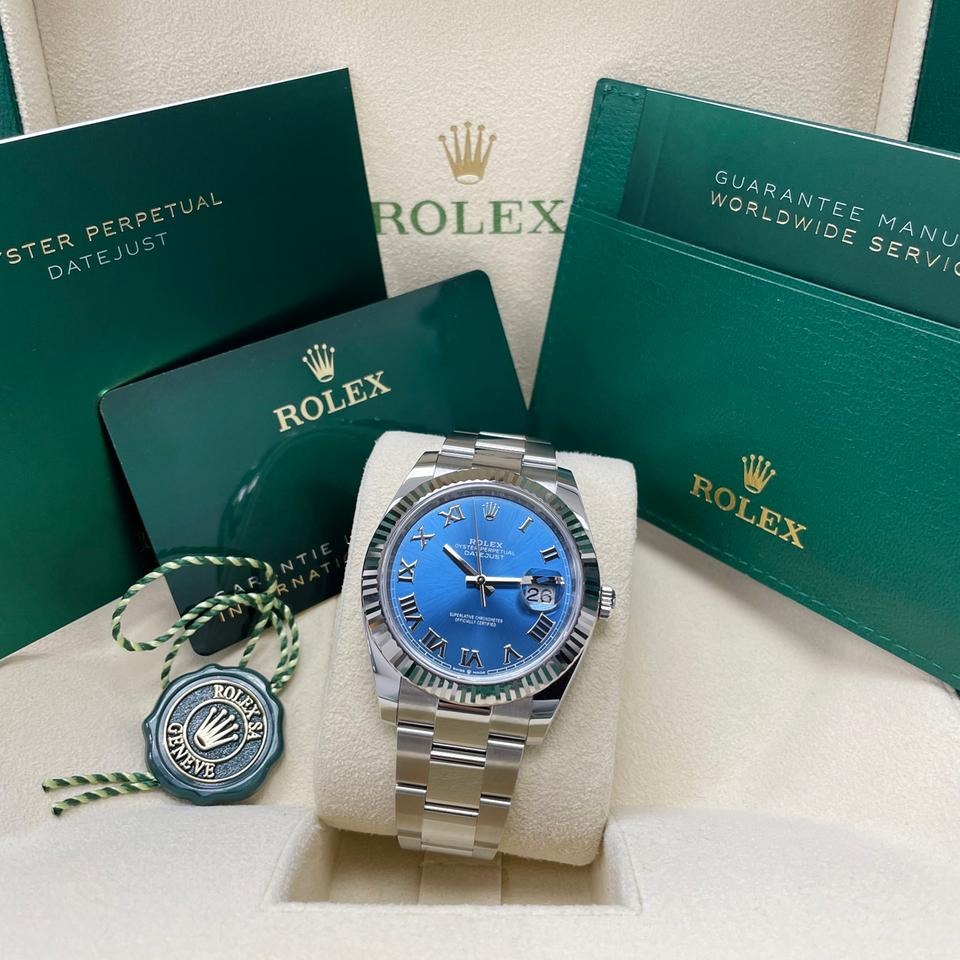 Rolex | Datejust | 126334 | Gold/Steel | 41 mm | Steel | Blue | Automatic
