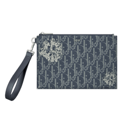 Dior x Denim Tears A5 Pouch Blue