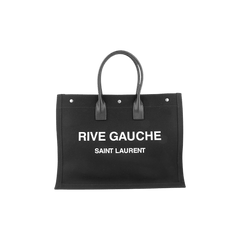 Saint Laurent Rive Gauche Tote Bag Black/White