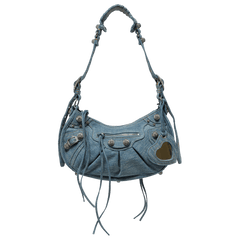 Balenciaga Le Cagole Small Shoulder Bag Blue