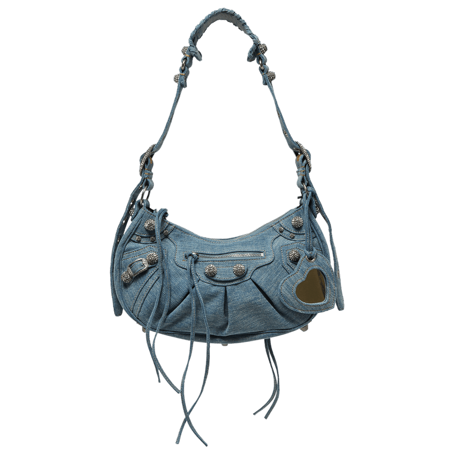 Balenciaga Le Cagole Small Shoulder Bag Blue
