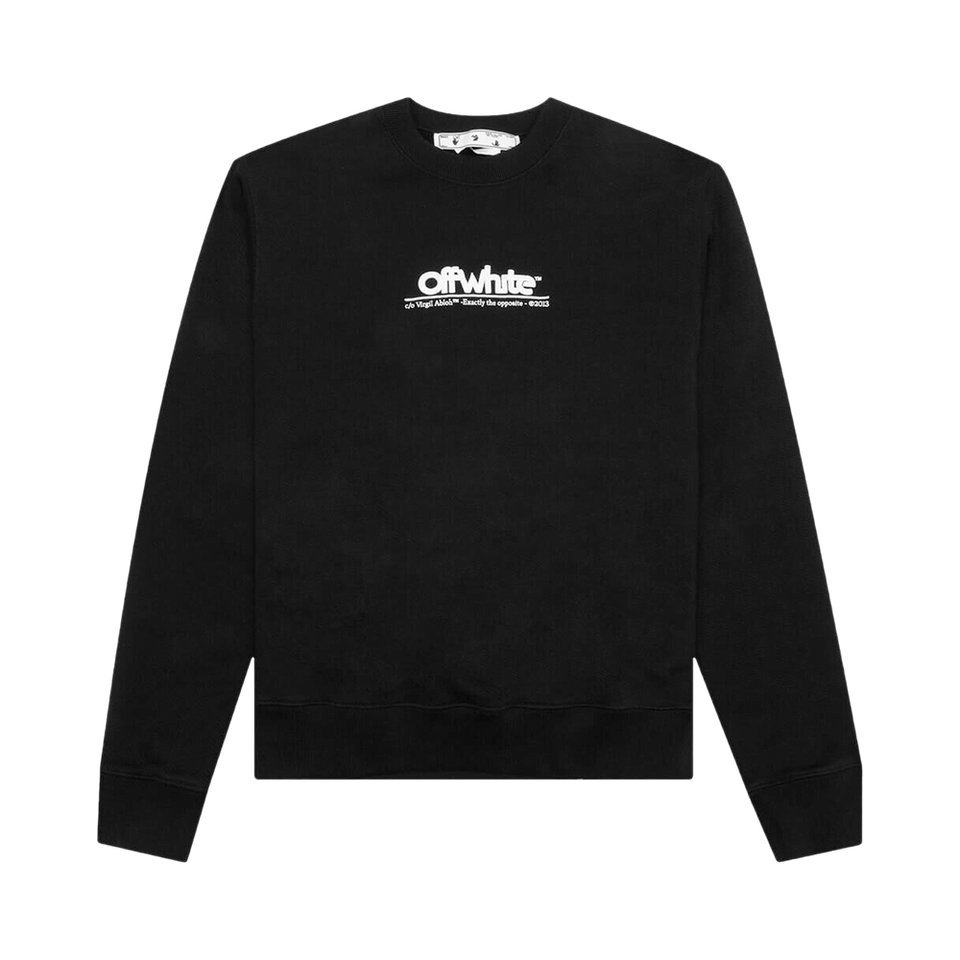 Off-White Chunky Logo Slim Crewneck Black/White