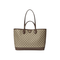 Gucci Ophidia Medium Tote Bag Beige/Ebony