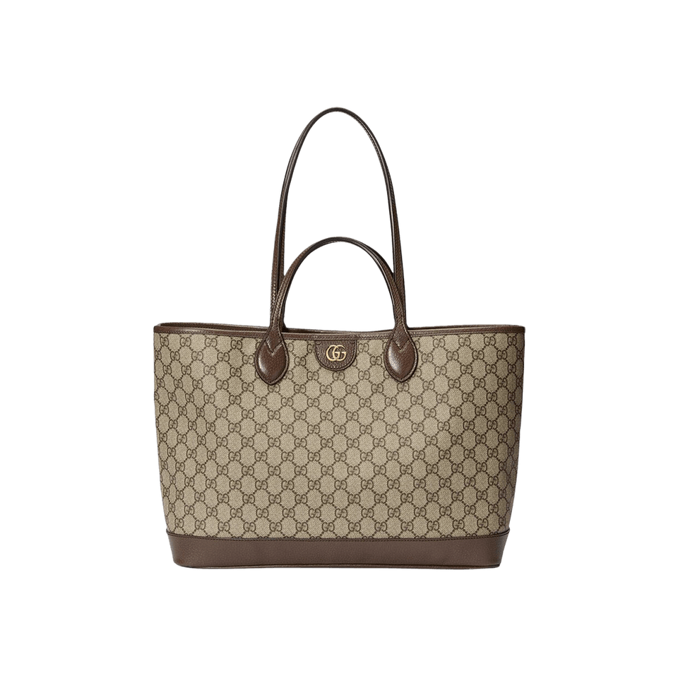 Gucci Ophidia Medium Tote Bag Beige/Ebony