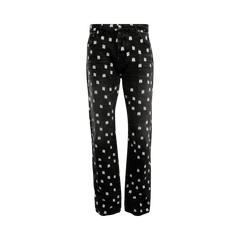 Amiri MA Paisley Emblem Straight Jean Faded Black