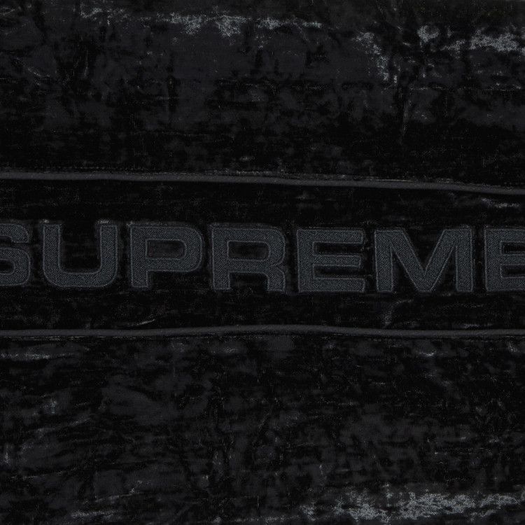 Supreme Crushed Velvet Track Pant Black