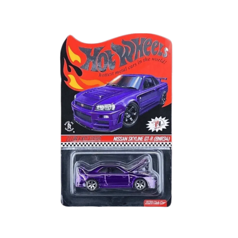 Hot Wheels RLC Nissan Skyline GT-R (R34) Spectraflame Purple