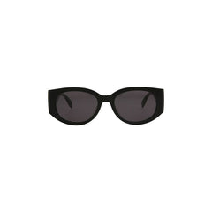Alexander McQueen Oval Sunglasses Black/Grey