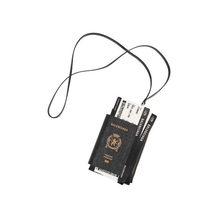 Balenciaga Passport Phone Holder Black