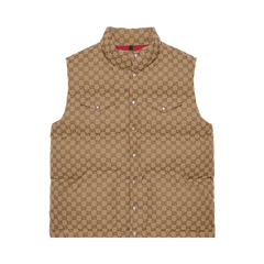 Gucci x The North Face Down Vest Beige/Ebony