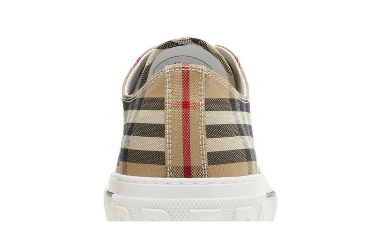 Burberry Check Cotton Sneakers Archive Beige