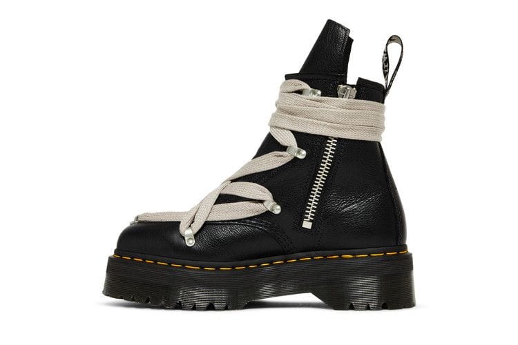 Rick Owens x Dr. Martens 1460 Quad Sole Pentagram Jumbo Lace Boot Black