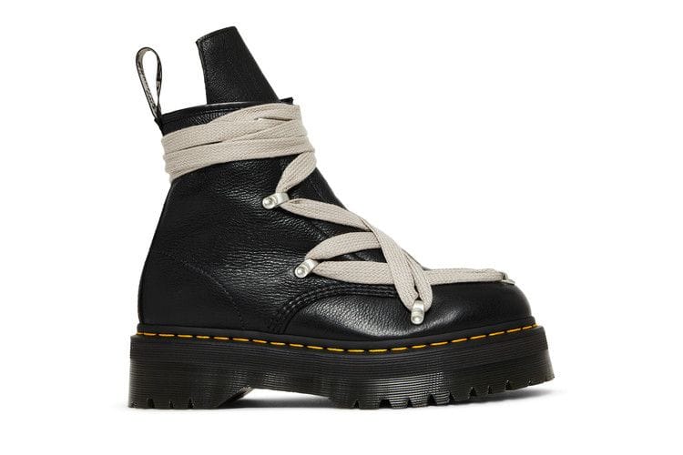 Rick Owens x Dr. Martens 1460 Quad Sole Pentagram Jumbo Lace Boot Black