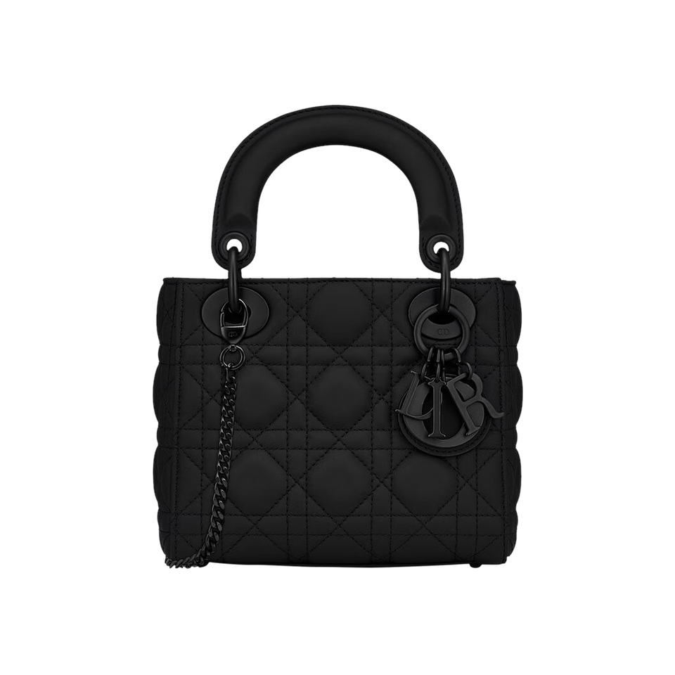 Dior Mini Lady Dior Bag Black Ultramatte