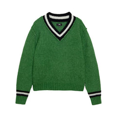 Stussy Mohair Tennis Sweater Green