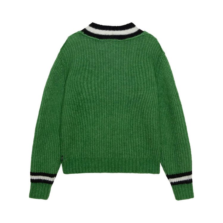 Stussy Mohair Tennis Sweater Green
