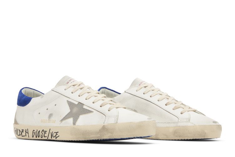 Golden Goose Superstar Snakeskin - White Blue