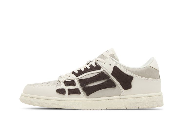 Amiri Skel Top Low White Brown