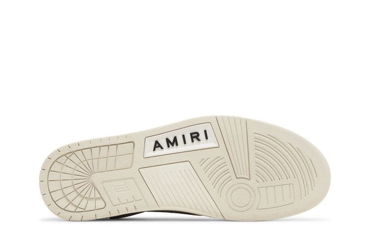 Amiri Skel Top Low White Brown