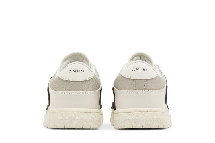 Amiri Skel Top Low White Brown