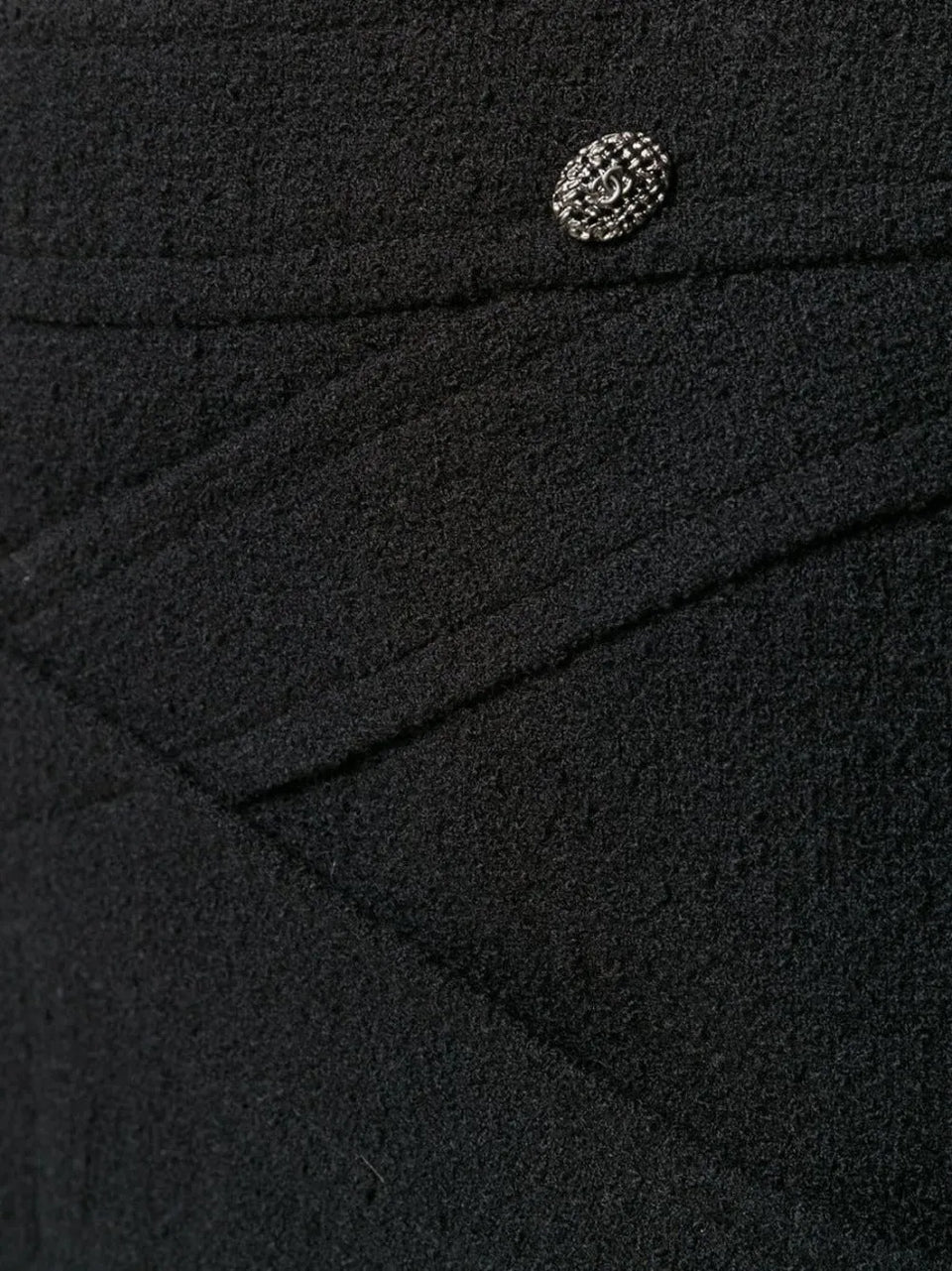 crisscross detail fitted skirt