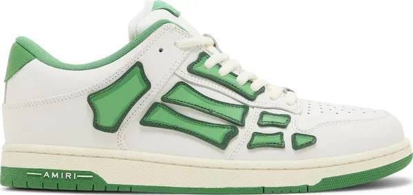 Amiri Skel Top Low White Green
