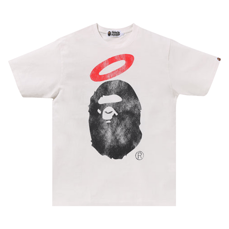 BAPE x Union Pigment Dyed Ape Head T-Shirt White