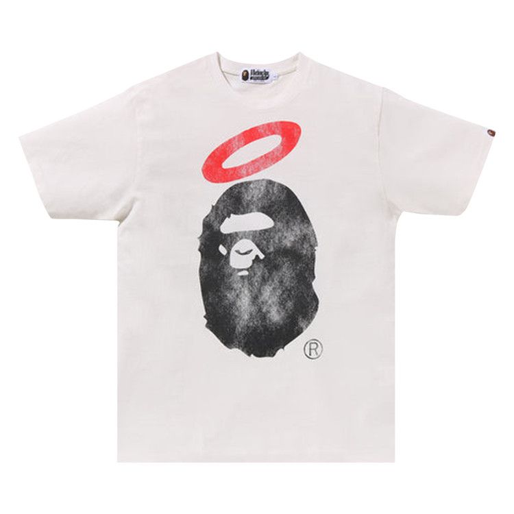 BAPE x Union Pigment Dyed Ape Head T-Shirt White
