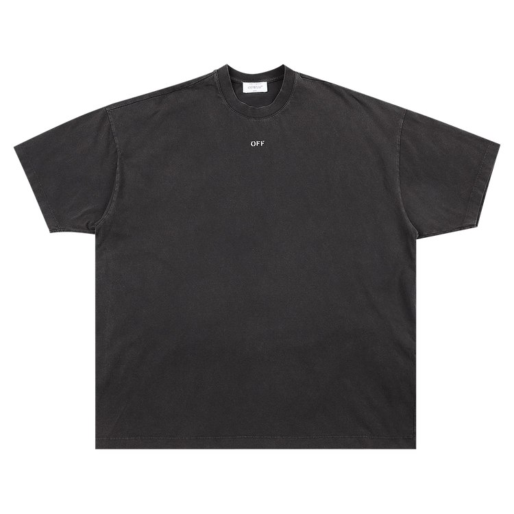 Off-White Stamp Mary Over Shorts-Sleeve T-Shirt Black/White